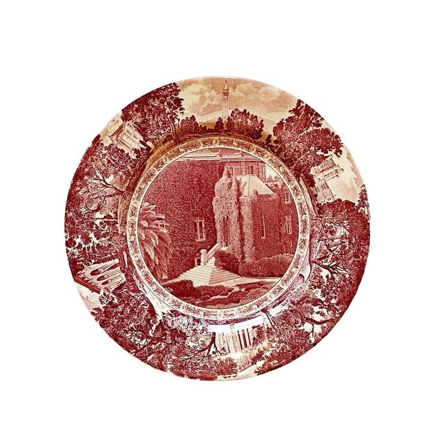 English 1930s - 1940's Wedgwood University of California Berkeley Plates - Set of 9 For Sale - Image 3 of 13