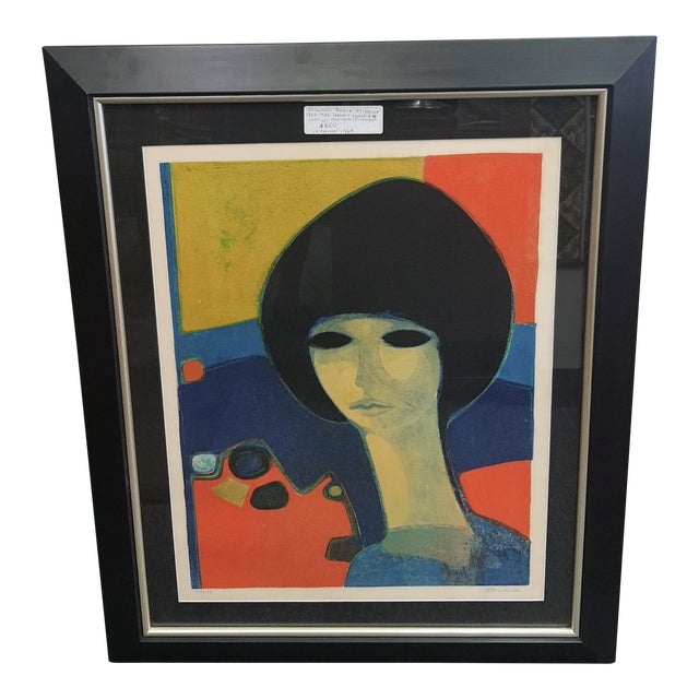 Original Andre Minaux Modern Figurative Print "La Femme" 1968 For Sale