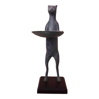 Cat Butler Figure by Diego Giacometti For Sale