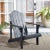 2020s Topher Adirondack Chair - Black For Sale - Image 5 of 11