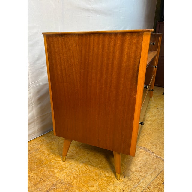 Brown Mid-Century Teak Chest of Drawers from Austinsuite, 1960s For Sale - Image 8 of 11