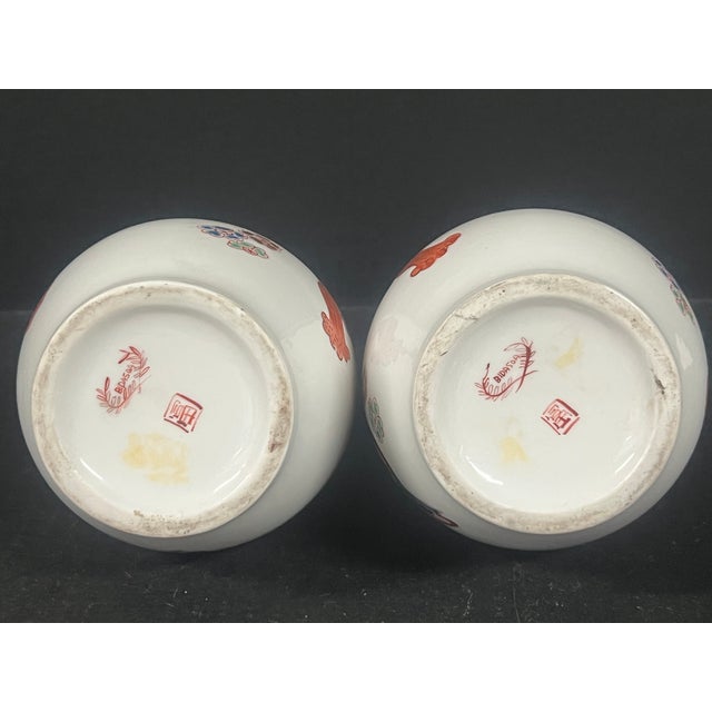 ITEM NAME: Japanese Art Pair of Porcelain Imari Vases ORIGIN: Japan AGES: Late 20th Century MATERIALS: Porcelain...