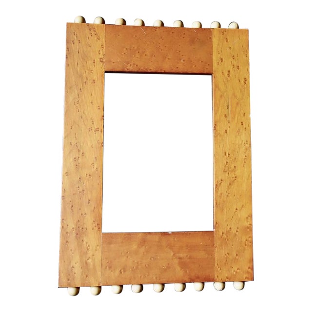 Agnes BourneVintage Maple Photo Frame, Terragraphics For Sale