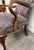 Vintage Queen Anne Style Gooseneck Arm Mahogany Library Chair For Sale - Image 11 of 13