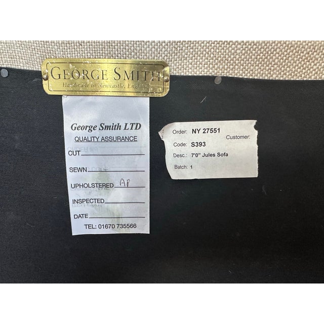 George Smith Jules 7ft Sofa For Sale - Image 12 of 12