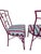 2 Vintage Chinese Chippendale Regency Side Chairs Dining Aluminum Faux Bamboo For Sale - Image 11 of 12