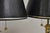 Vintage French Empire Brass & Italian Black Marble Column Table Lamps - A Pair For Sale - Image 9 of 12