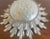 Silvered Gilt Metal Sunburst Flush Mount Fixture by Miamar Home For Sale - Image 9 of 11
