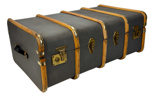 Vintage Steamer Trunk Case, 1940s