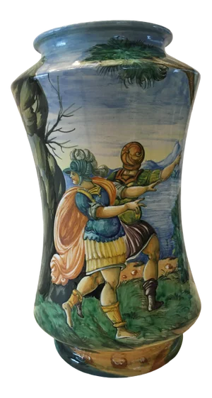 Italian Faience Cantagalli Vase
