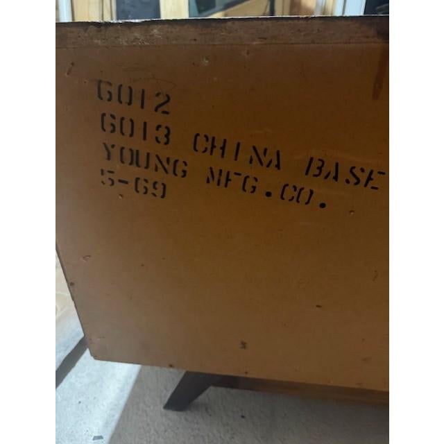 1960s Restored Younge Mid-Century Modern Walnut Credenza, Sculpted 64” Sideboard For Sale - Image 13 of 13