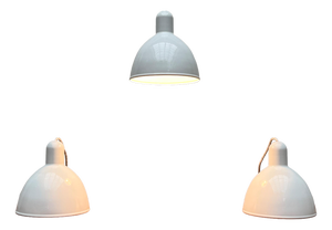 Vintage Danish Model ES Pendel Enamel Pendant Lamp by Edgar Schlaefle for Louis Poulsen, 1980s
