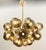 Fabio Ltd 21st Century Ovale Natural Brass Smoky Bubbles Murano Sputnik Chandelier by Fabio LTD For Sale - Image 4 of 9