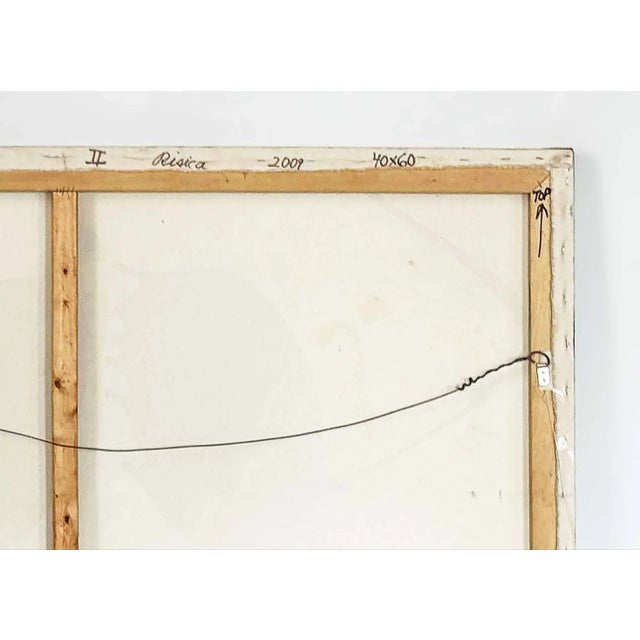 Wood Contemporary Paintings Jeanne Risica - A Pair For Sale - Image 7 of 10