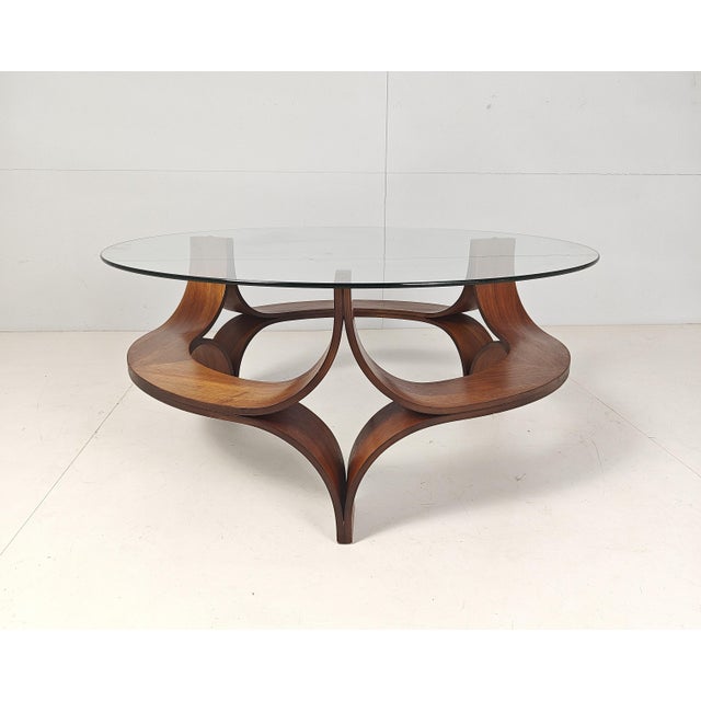 Brown Mid-Century Coffee Table, Italy, 1970s For Sale - Image 8 of 8