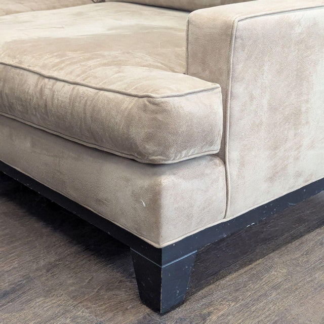 Pottery Barn Seabury 3-Seat Beige Sofa With Removable Cushions For Sale In San Francisco - Image 6 of 7