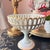 Ceramic Antique Old Paris porcelain reticulated compote with gold bow and black ring detail // French porcelain // gilt accents // tazza // elegant For Sale - Image 7 of 12
