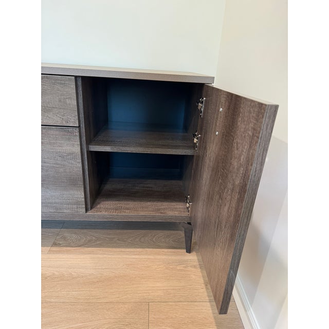 Alf Italia Montecarlo Credenza | Koto Grey High Gloss | Made in Italy | 2019 For Sale - Image 4 of 9
