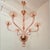 1970s Italian Pink Neoclassical Murano Glass Chandelier For Sale - Image 4 of 11