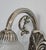 Pair of Hugue & Schneider French Art Deco 1930s Floral Tulip Glass Wall Sconces For Sale - Image 6 of 11
