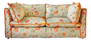 Sophie Conran Coco 2.5 Seater Sofa with Contrast Welt Knife Edge cushion in Andrew Martin Wildwood Duck Egg