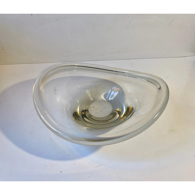 Freeform Fruit Bowl by Per Lütken for Holmegaard, 1960s For Sale - Image 6 of 10