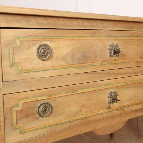 Italian Bleached Walnut Chest of Drawers For Sale - Image 10 of 11