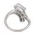 Mid Century Gia 2.69 Carat Emerald Cut Diamond Platinum Ring, Size 8 For Sale In Los Angeles - Image 6 of 6