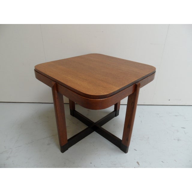 Wood Art Deco Dutch Coffee Table, 1920s For Sale - Image 7 of 11