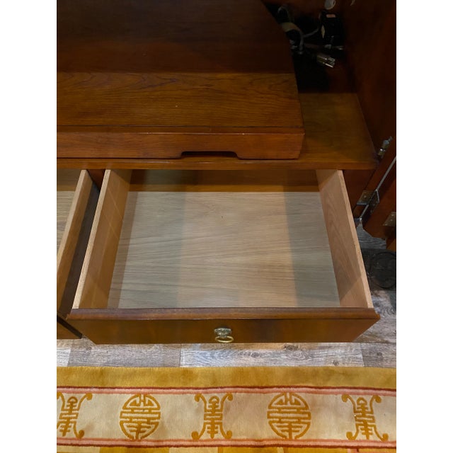 1970s 1970s Vintage John Widdicomb Imperial Style Armoire For Sale - Image 5 of 11