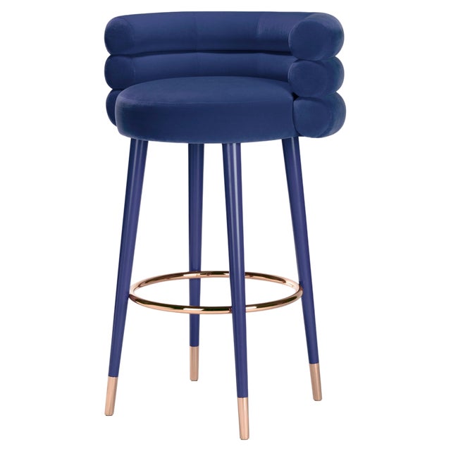 Marshmallow Bar Stool by Royal Stranger For Sale