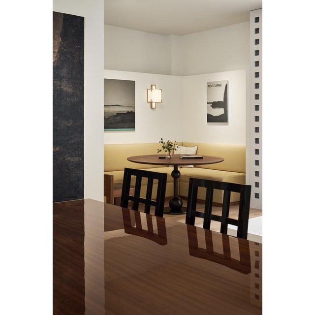 Yoshino Wall Lamp in Cherry Wood & Fine Silk by Veermakers For Sale - Image 10 of 13