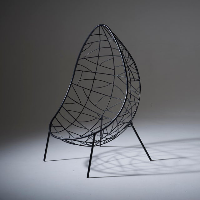 Modern Minimal Egg Chair for Indoor or Outdoor Chairish