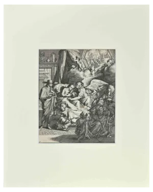 Romeyn de Hooghe, La Manière de se Bien Preparer à La Mort, Etching, 1700