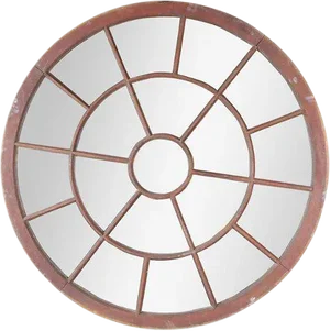 French Round Window Mirror