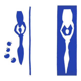 1958 Lithograph "Nus Bleu" (Blue Nudes) After Henri Matisse For Sale