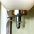 Portuguese White Metal and Opaline Glass Globe Wall Sconce Light, 1990s For Sale - Image 9 of 11