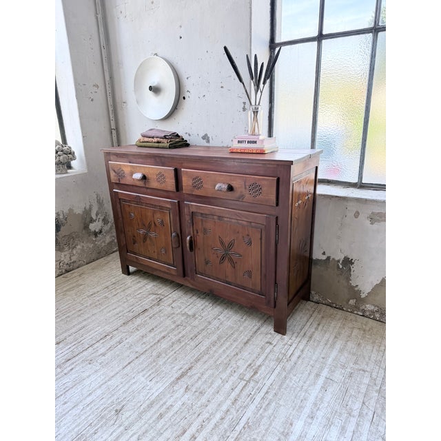 Folk Art Jam Cupboard from Savoyard, 1950s For Sale - Image 6 of 18