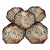 Japanese Hayashi Kuro Gold-Painted Imari-Style Dinner Plates – Set of 5 For Sale