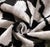 Mid-Century Modern Black & Ivory Trellis Ikat Velvet Throw Pillow 16x16 | Modern Geometric Luxury For Sale - Image 3 of 7