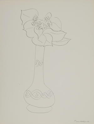 Henri Matisse, Etude de bouquet de fleurs, Lithograph