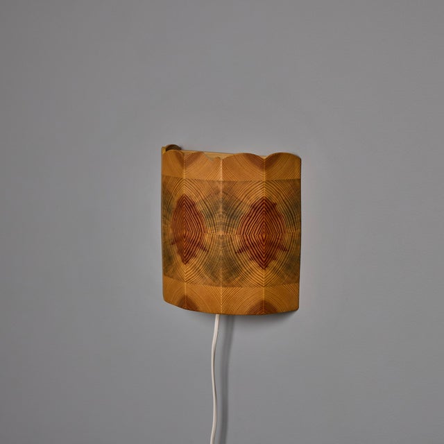 1960s Wood Wall Lamps Attributed to Hans-Agne Jakobsson for Ab Ellysett - a Pair For Sale - Image 9 of 18