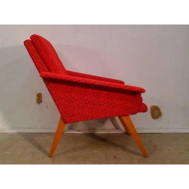 1950s Mid-Century Czech Armchair by Miroslav Navratil, 1950s For Sale - Image 5 of 9