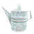 1940s Vintage Painted Striped Farmhouse Galvanized Garden Watering Can For Sale