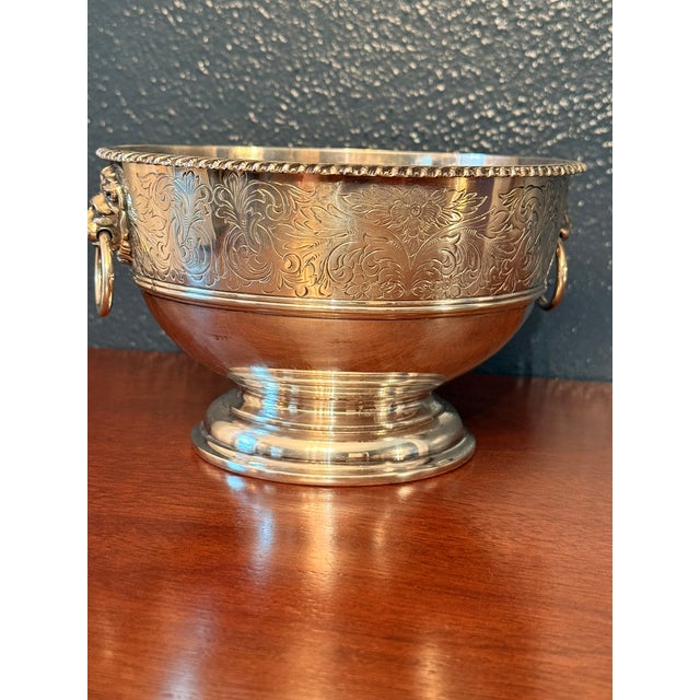 Ellis-Barker 1934 Silverplate Trophy Bowl - Seigniory Club Quebec Oriole Stables Equestrian Trophy - Chateau Montebello Canadian Heritage For Sale - Image 9 of 14