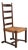 Low Wood and Straw Chair, 1950s For Sale