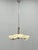 Elegant art deco chandelier produced in former czechoslovakia during the 1930s. The fixture features a chrome-plated metal...