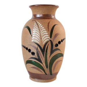 Mexican Stoneware Pottery Vase