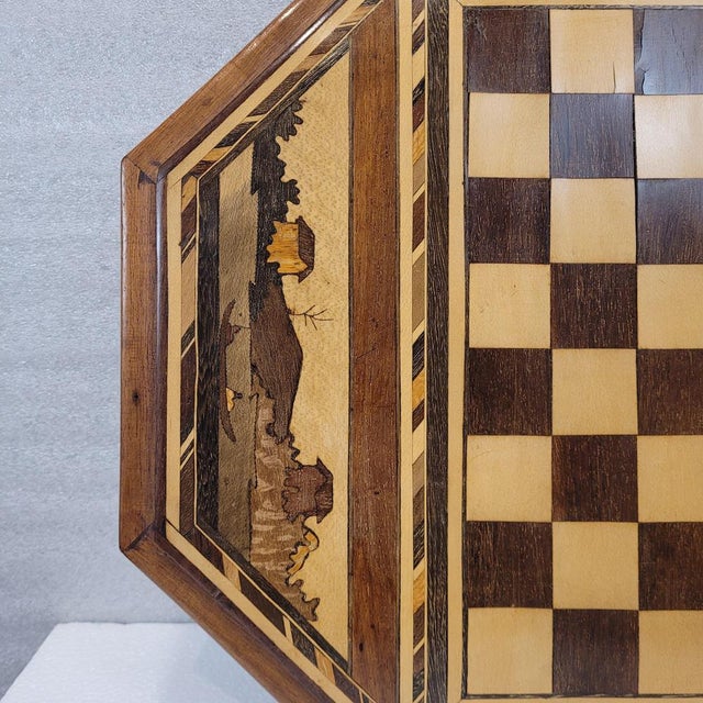 Arts & Crafts Chess Game in Carved Wood, England, 1890s For Sale - Image 16 of 18