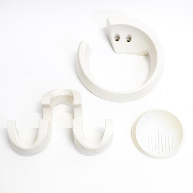 Bathroom Hangers by Makio Hasuike, 1970s, Set of 3 For Sale - Image 17 of 18